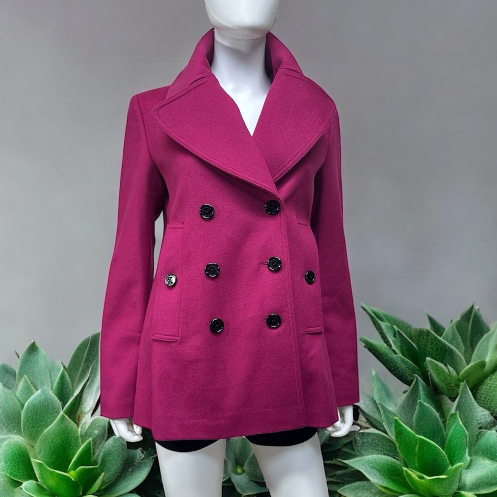 Burberry Prorsum Peacoat in Bright Damson NWT
